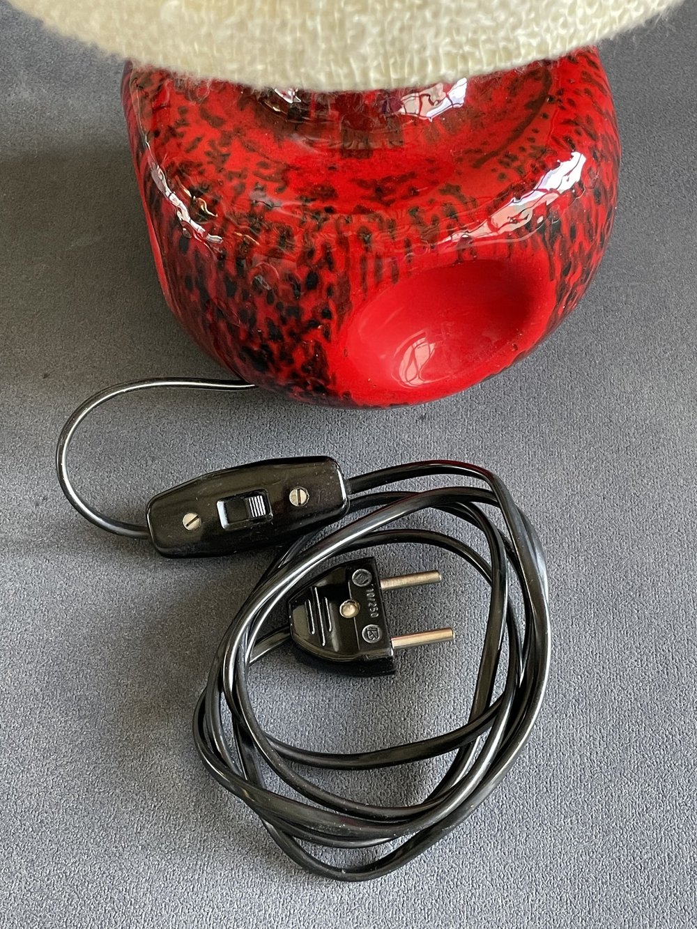 1960's Swiss Ceramic Table Lamp | Modern Era - Vintage Möbel + Design